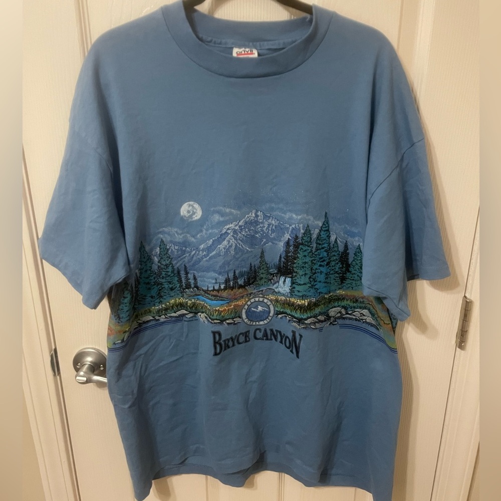 Vintage Preserve Forest Life T-Shirt - Wrap Around Design - Bryce Canyon